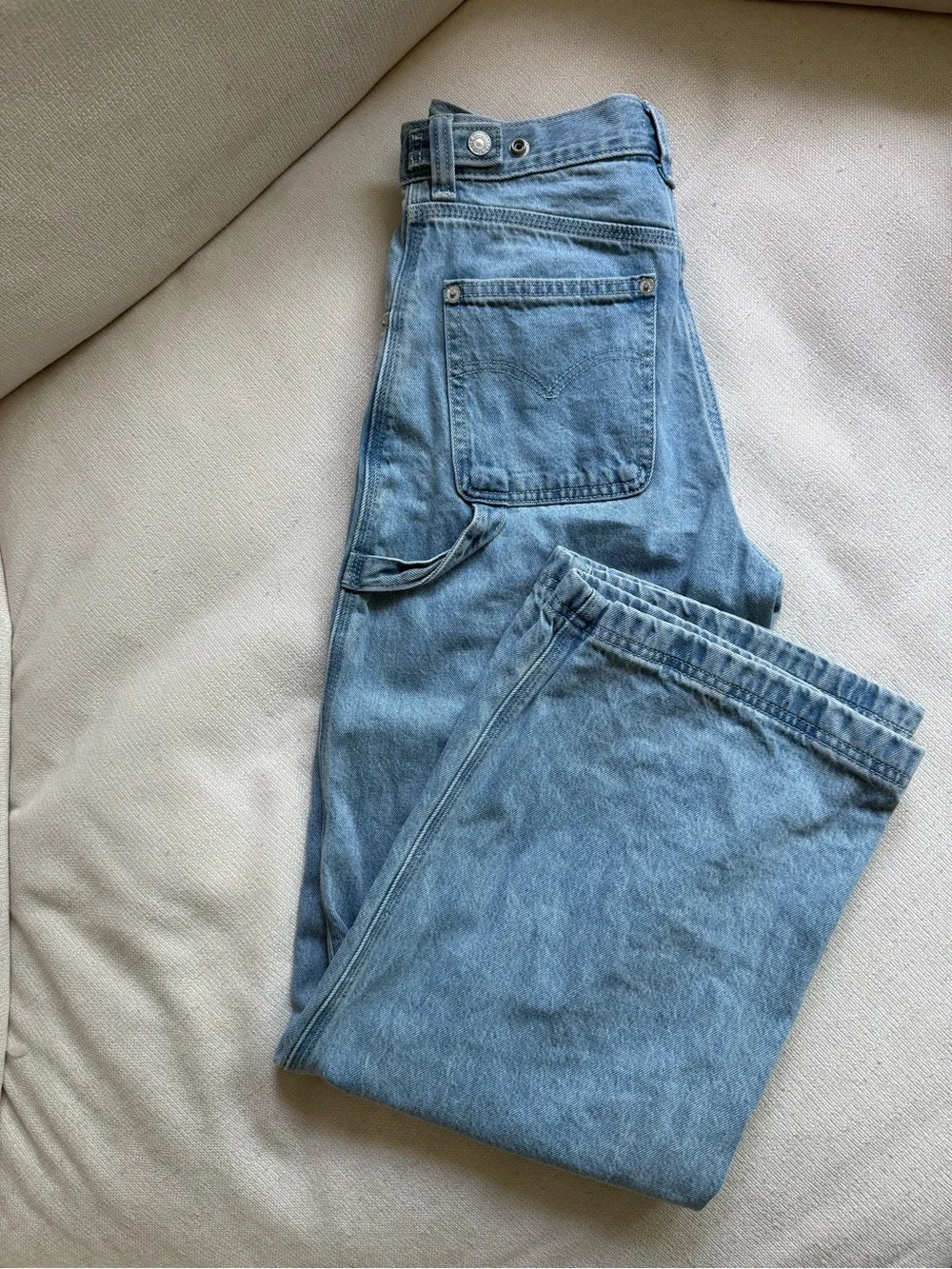 Levi’s Cinch Baggy Wide-Leg Light Blue Jeans size 24